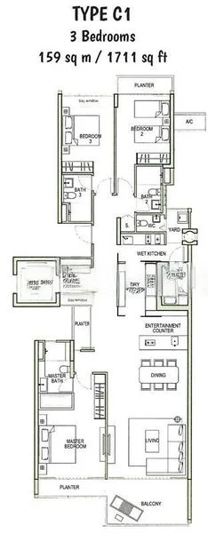 3 Bed Condo for Sale in  The Azure - Image 6