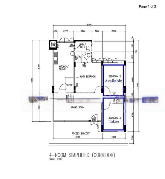 Room (HDB) for Rent in  443 Tampines Street 43 - Image 8
