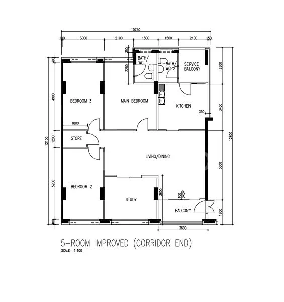 5 Room (5I) HDB for Rent in  842F Tampines Street 82 - Image 12