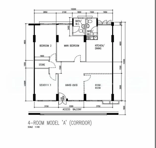4 Room (4A) HDB for Sale in  435 Choa Chu Kang Avenue 4 - Image 5