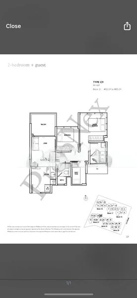 2 Bed Apartment (Condo) for Sale in  Upper Bukit Timah Road - Image 14