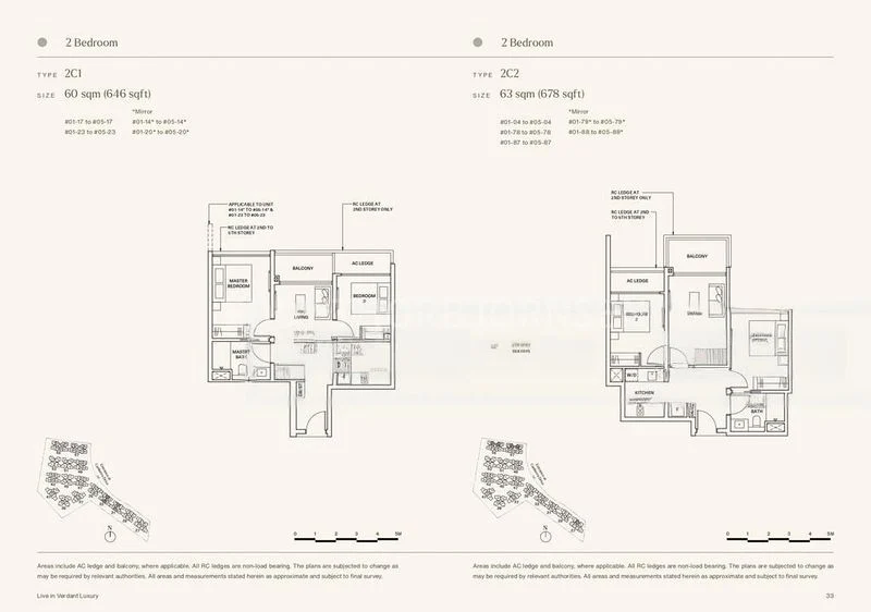 2 Bed Condo for Sale in  The Watergardens At Canberra - Image 13