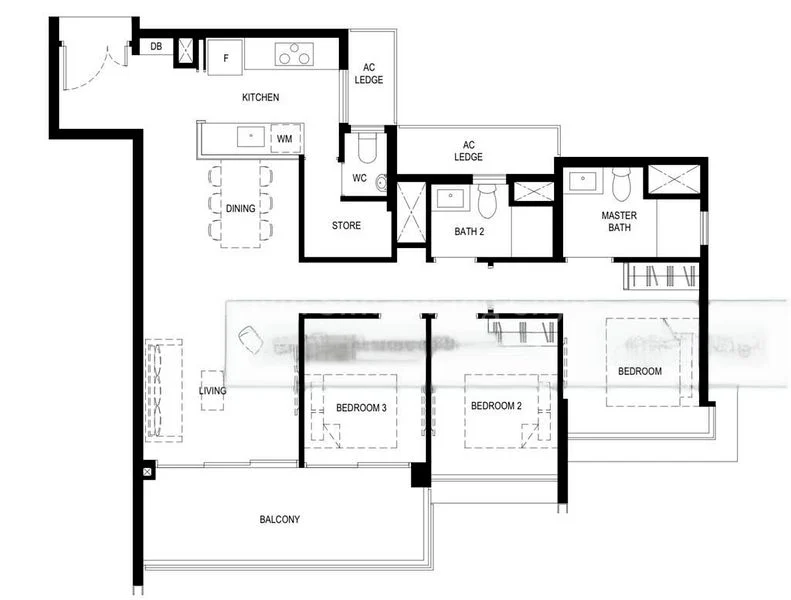 3 Bed Condo for Rent in Normanton Park - Image 15