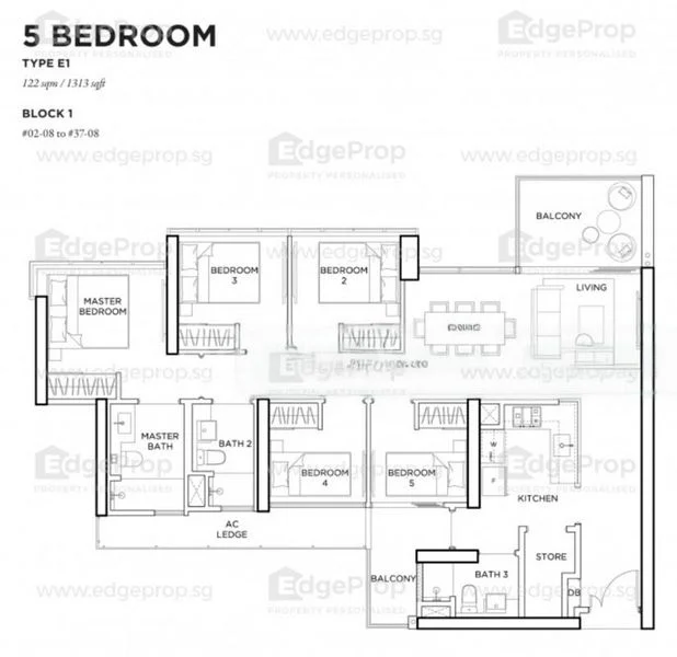 5 Bed Condo for Rent in  Gem Residences - Image 11