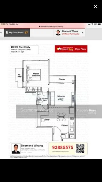 1 Bed Condo for Rent in  Parc Emily - Image 6