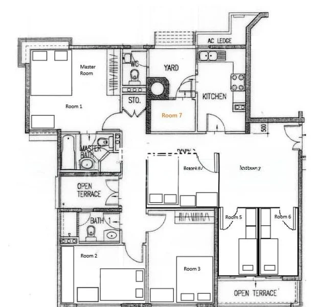 Room (Condo) for Rent in  The Floravale - Image 9