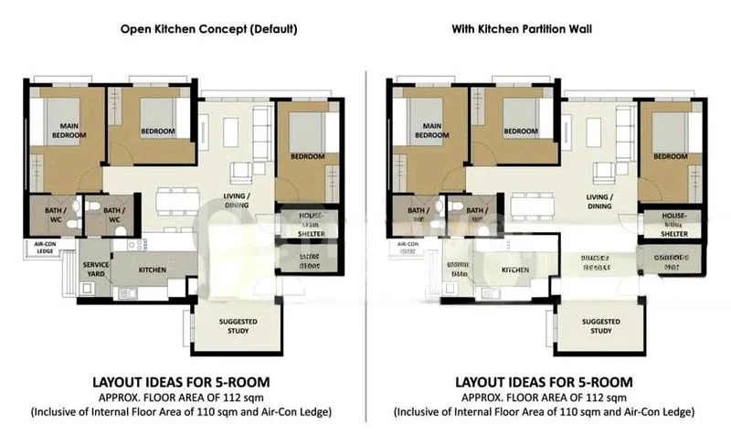 5 Room (5I) HDB for Rent in  406B Northshore Drive - Image 6