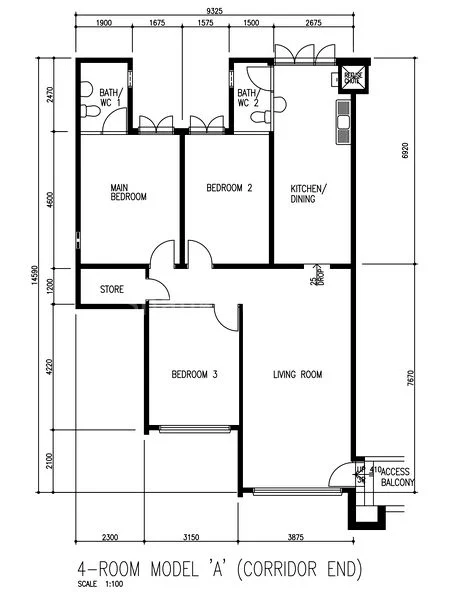 4 Room (4A) HDB for Sale in  111 Teck Whye Lane - Image 22