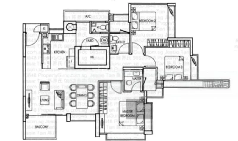 3 Bed Condo for Rent in One Saint Michael's - Image 10