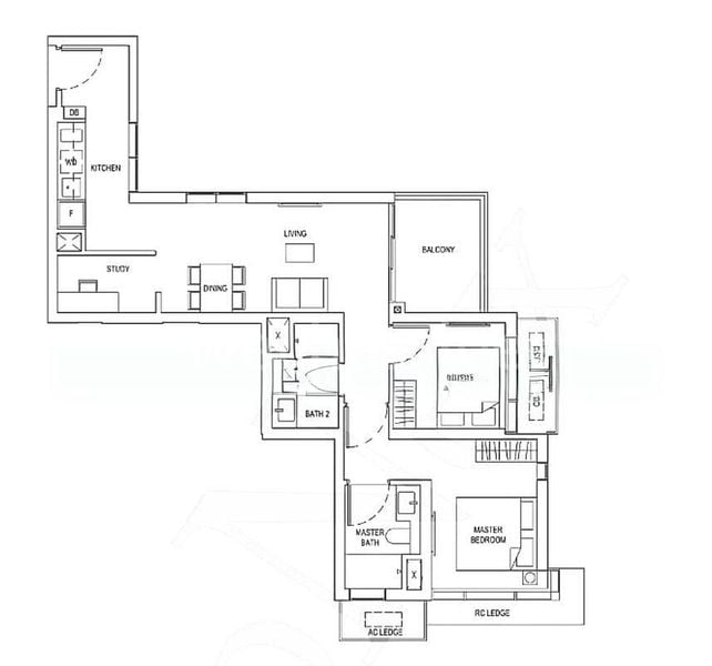 2 Bed Condo for Rent in  Newport Residences / Newport Tower - Image 6