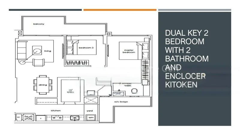 2 Bed Executive Condo for Rent in  Heron Bay - Image 11