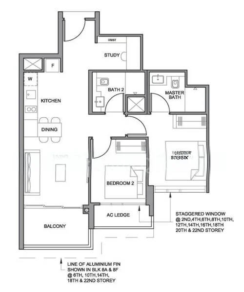 2 Bed Condo for Rent in  Parc Clematis - Image 9