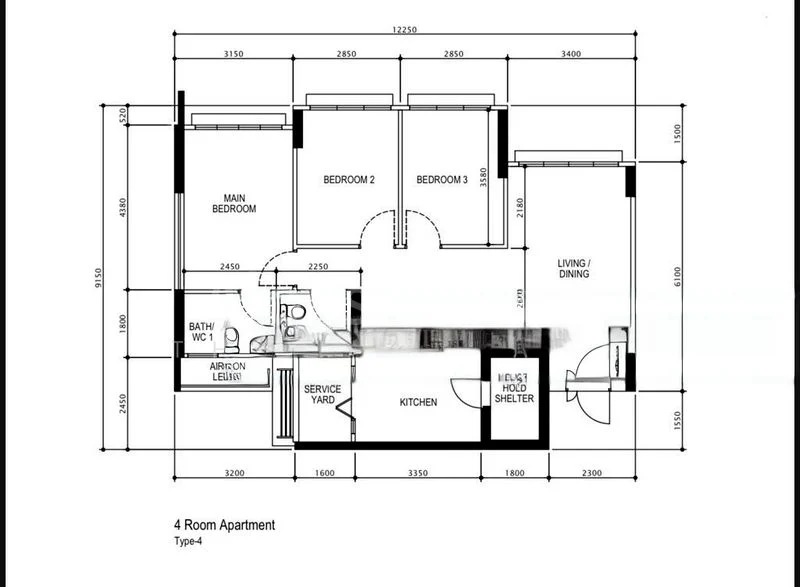 4 Room (4A) HDB for Sale in  18A Circuit Road - Image 11