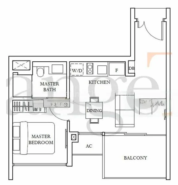 1 Bed Condo for Sale in  The Inflora - Image 14
