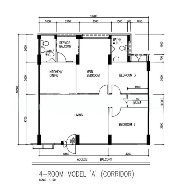 4 Room (4A) HDB for Sale in  791 Woodlands Avenue 6 - Image 13