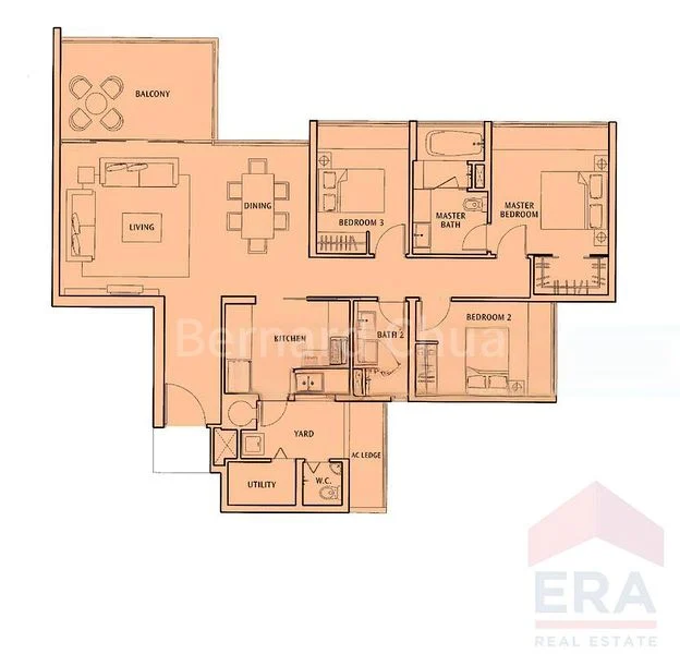 3 Bed Condo for Rent in  The Sea View - Image 12