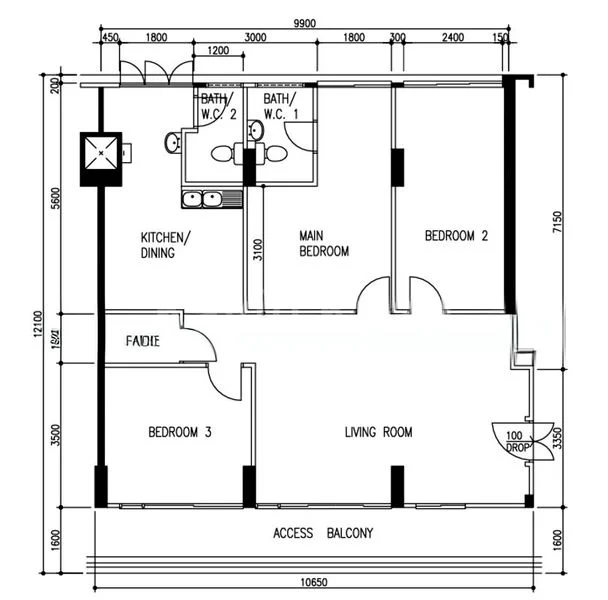 4 Room (4A) HDB for Sale in  237 Choa Chu Kang Central - Image 5