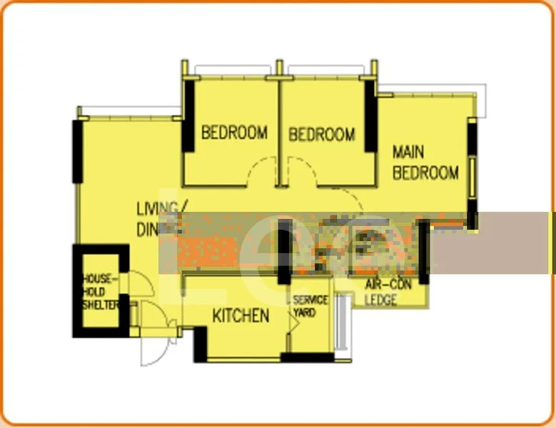 4 Room (4S) HDB for Rent in  456 Clementi Avenue 3 - Image 4
