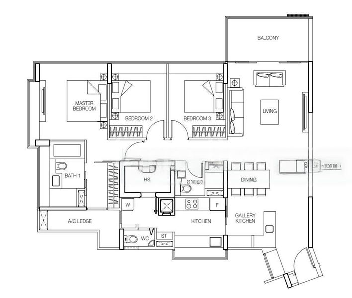 3 Bed Apartment (Condo) for Sale in  The Vermont On Cairnhill - Image 16