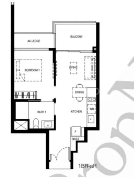 1 Bed Apartment (Condo) for Sale in Normanton Park - Image 12