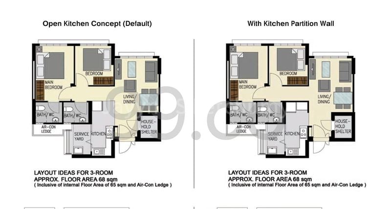 Master Room (HDB) for Rent in  659C Punggol East - Image 6