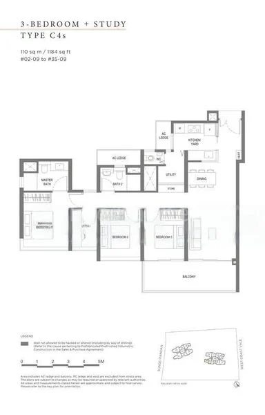 3 Bed Condo for Rent in  Twin VEW - Image 16