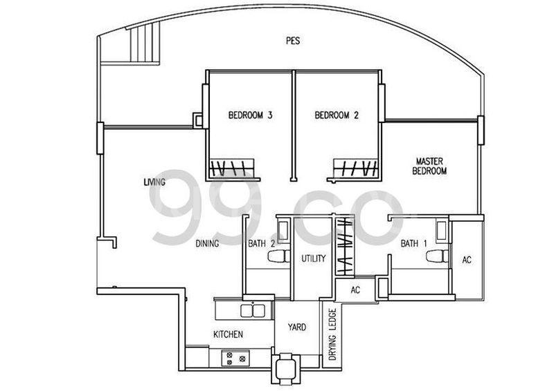 3 Bed Executive Condo for Sale in  The Tampines Trilliant - Image 21
