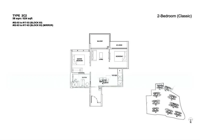 2 Bed Condo for Rent in  The Florence Residences - Image 3