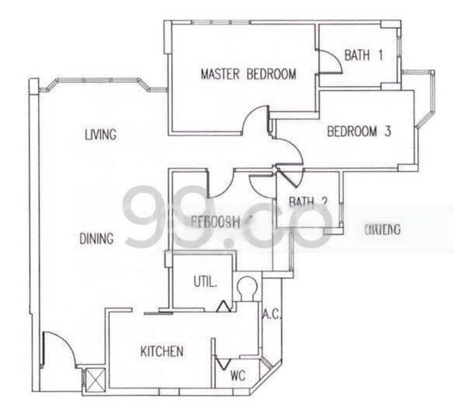 3 Bed Condo for Sale in  Ewe Boon Regent - Image 7