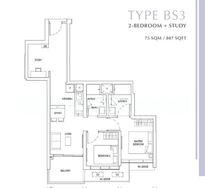 2 Bed Condo for Rent in  One Bernam - Image 6