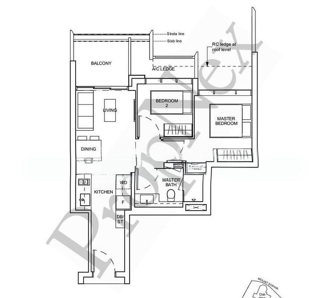 2 Bed Condo for Rent in  Haus on Handy - Image 8