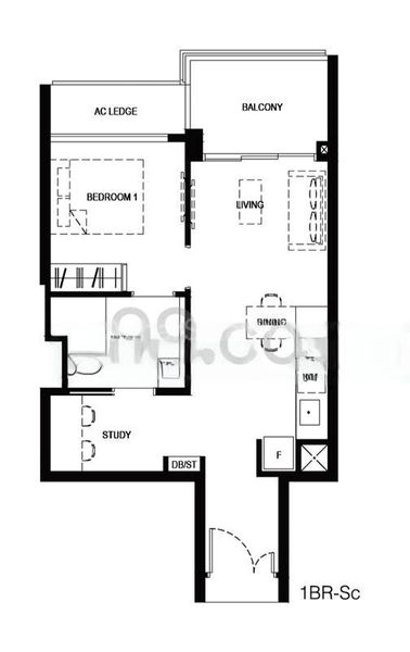 1 Bed Condo for Sale in Normanton Park - Image 14