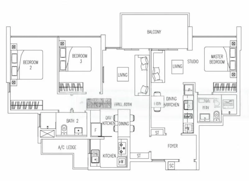 3 Bed Executive Condo for Sale in  Twin Waterfalls - Image 19