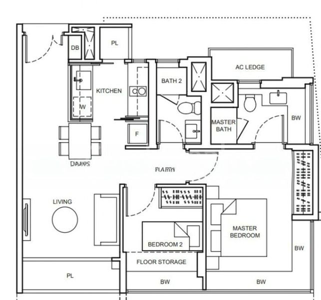 2 Bed Condo for Rent in  Coco Palms - Image 17