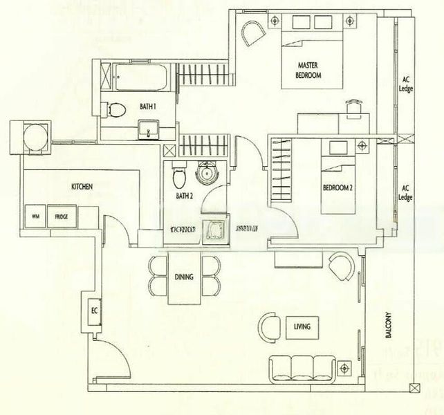 2 Bed Apartment (Condo) for Rent in  Visioncrest - Image 7