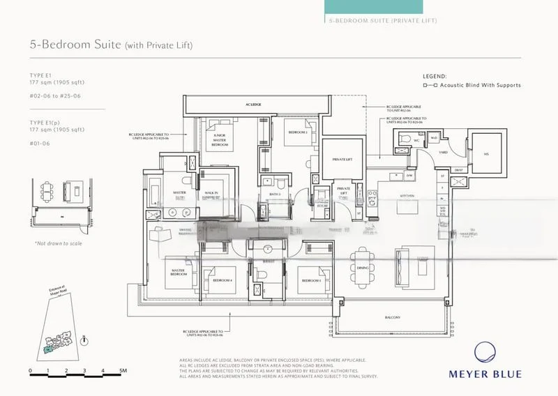 5 Bed Condo for Sale in  Meyer Blue - Image 8