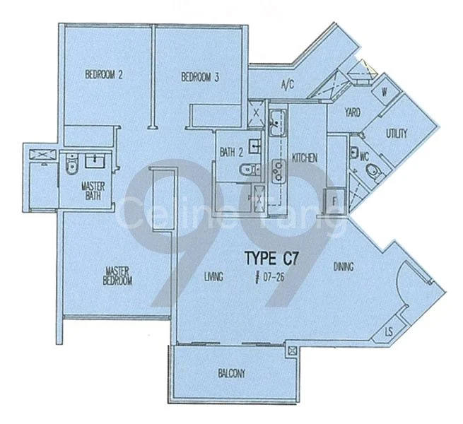 3 Bed Condo for Rent in  Eight Courtyards - Image 12