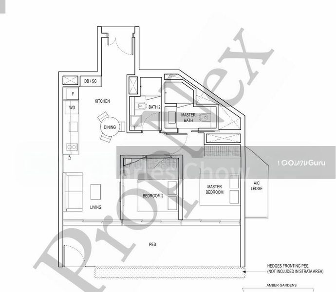 2 Bed Condo for Rent in  Amber Park - Image 12