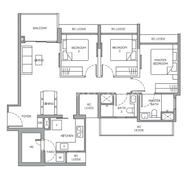 3 Bed Executive Condo for Sale in Otto Place - Image 7