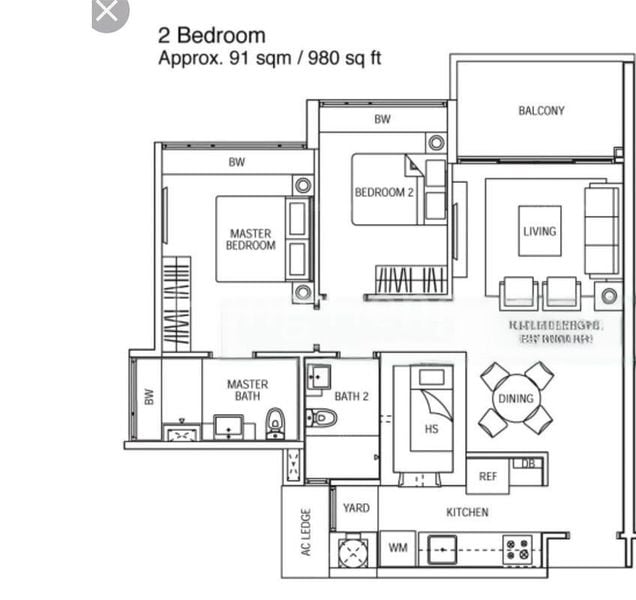 2 Bed Condo for Sale in  Waterfront Waves - Image 11