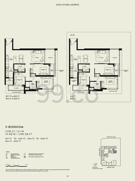 3 Bed Apartment (Condo) for Sale in W Residences Singapore - Marina View - Image 8