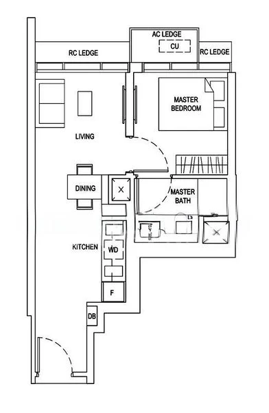 1 Bed Condo for Rent in  Newport Residences / Newport Tower - Image 15