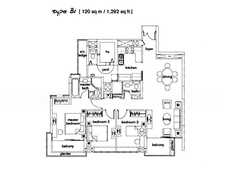 3 Bed Condo for Rent in  Ris Grandeur - Image 15