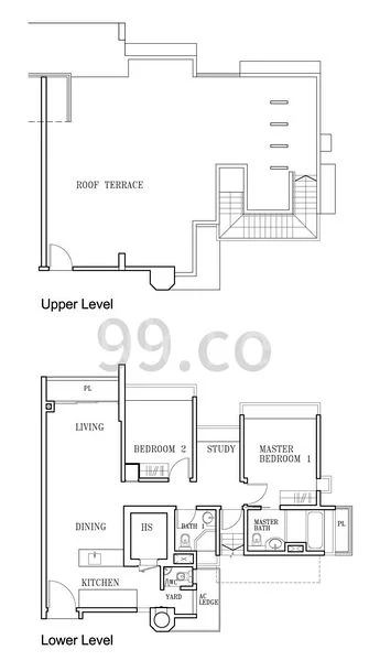 3+1 Bed Condo for Rent in  The Cascadia - Image 21
