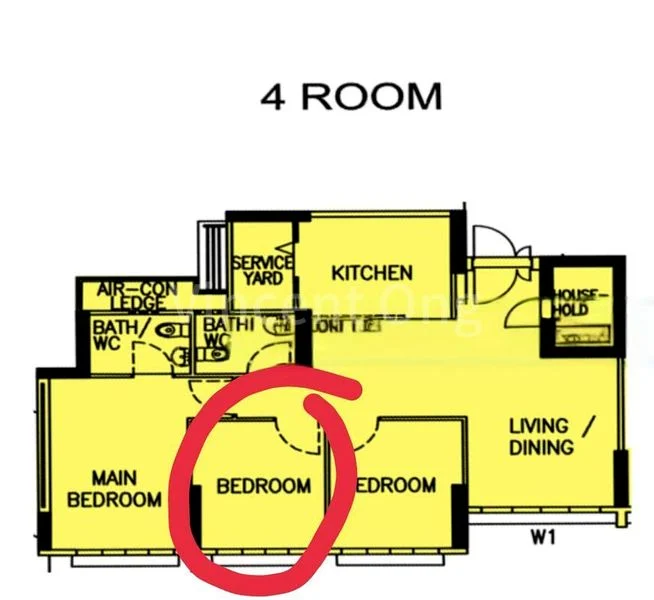 Common Room (HDB) for Rent in 185C Woodlands Street 13 - Image 4