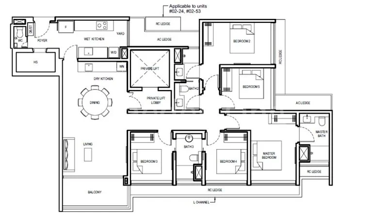 5 Bed Apartment (Condo) for Sale in Grand Dunman - Image 12