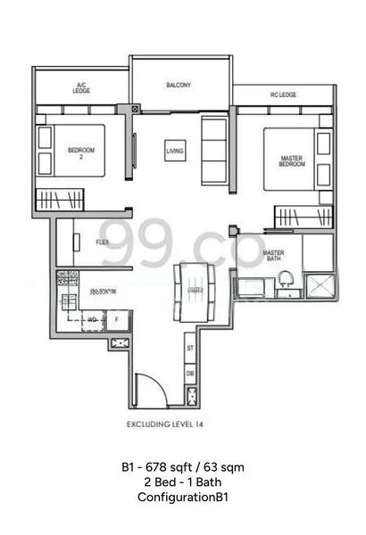 2 Bed Condo for Sale in  St Nicholas View - Image 6