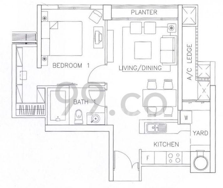 1 Bed Apartment (Condo) for Sale in Newton 18 - Image 8