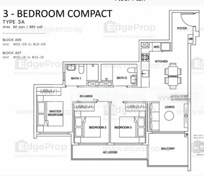 3 Bed Condo for Rent in  Urban Treasures - Image 12