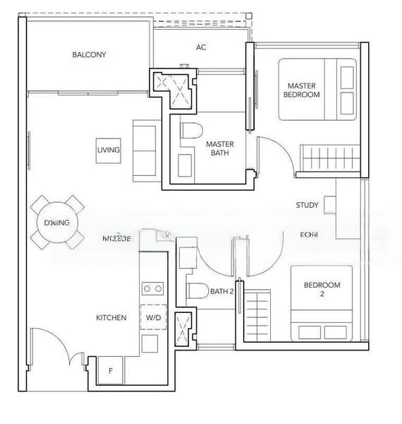 2 Bed Condo for Sale in  The Jovell - Image 10